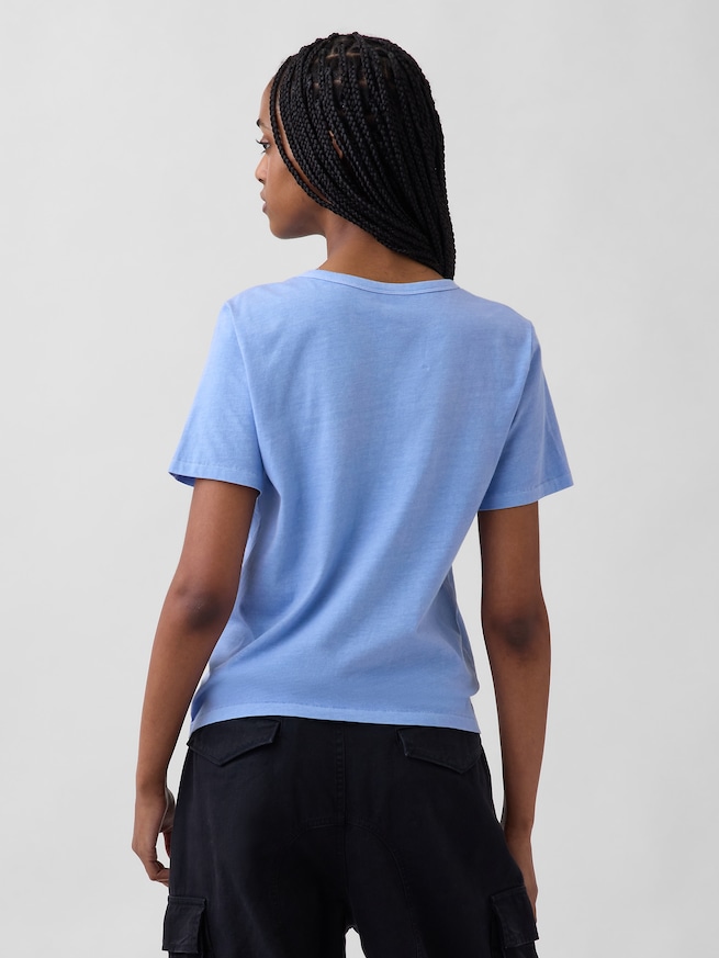 オーガニックコットン ヴィンテージソフト Tシャツ-2