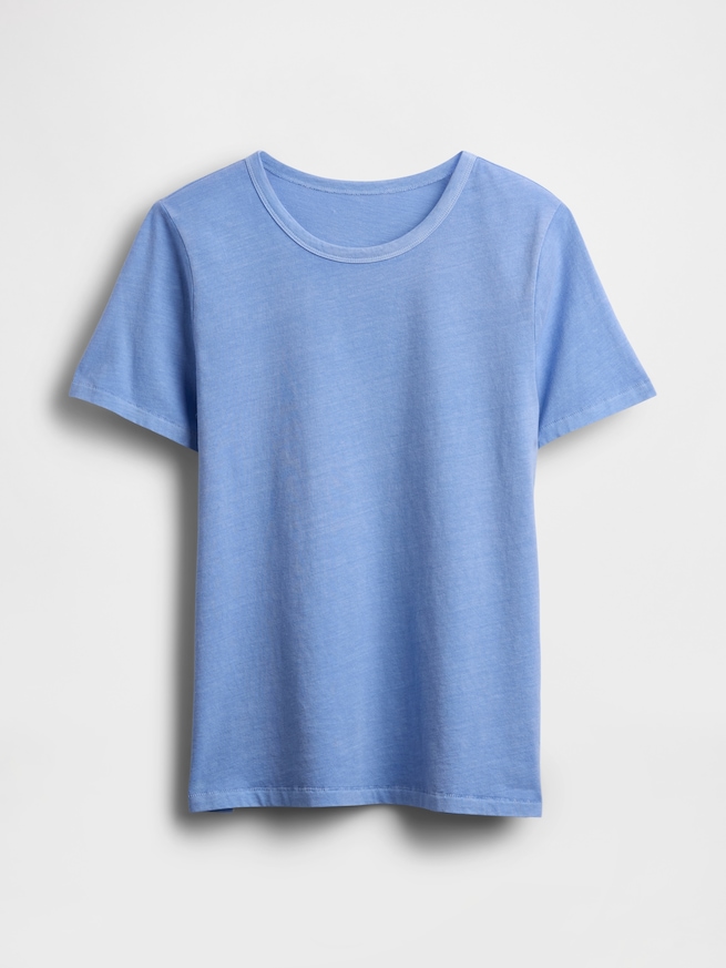 オーガニックコットン ヴィンテージソフト Tシャツ-4