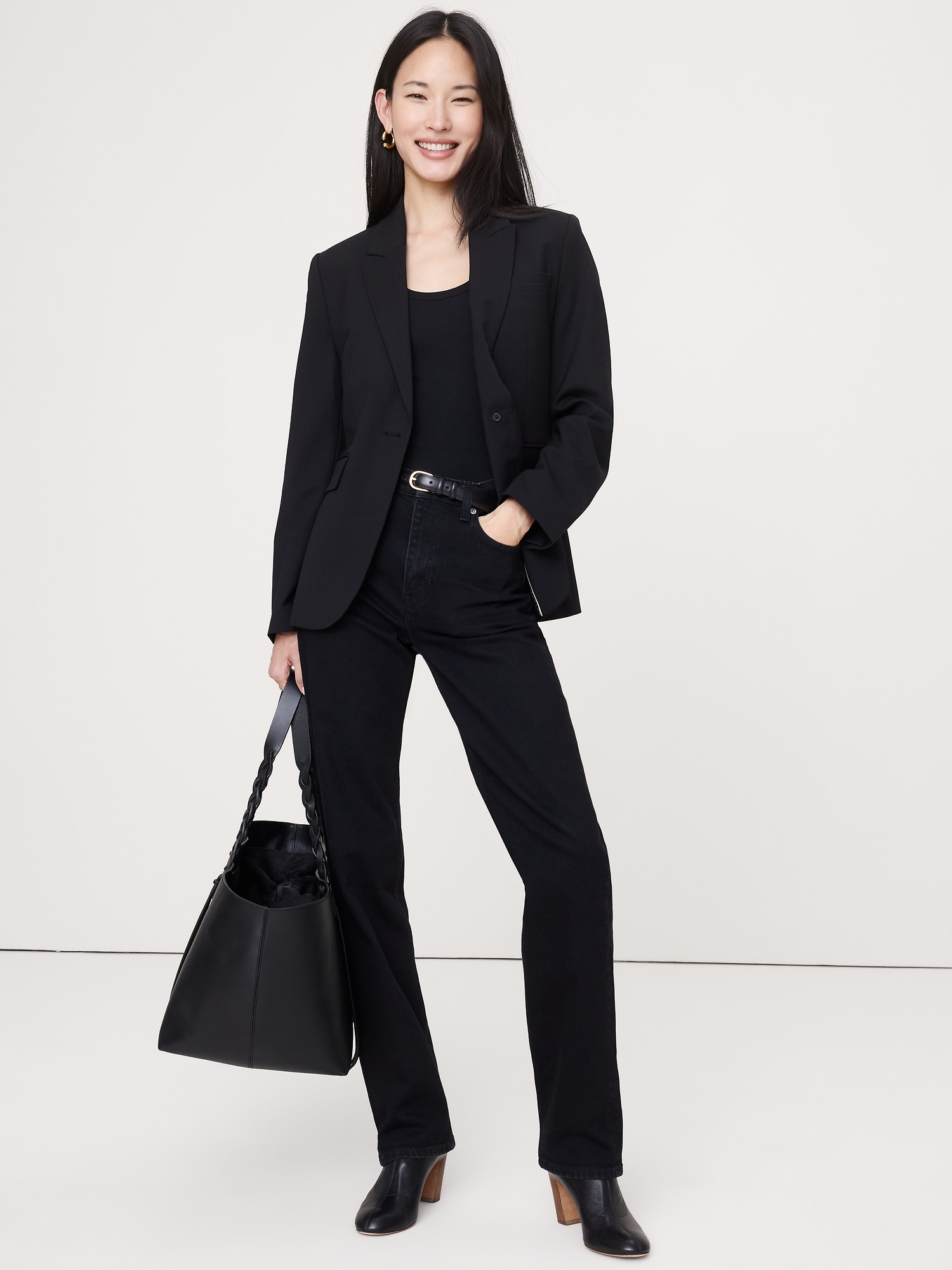 スリム イタリアン ウール ブレザー-0