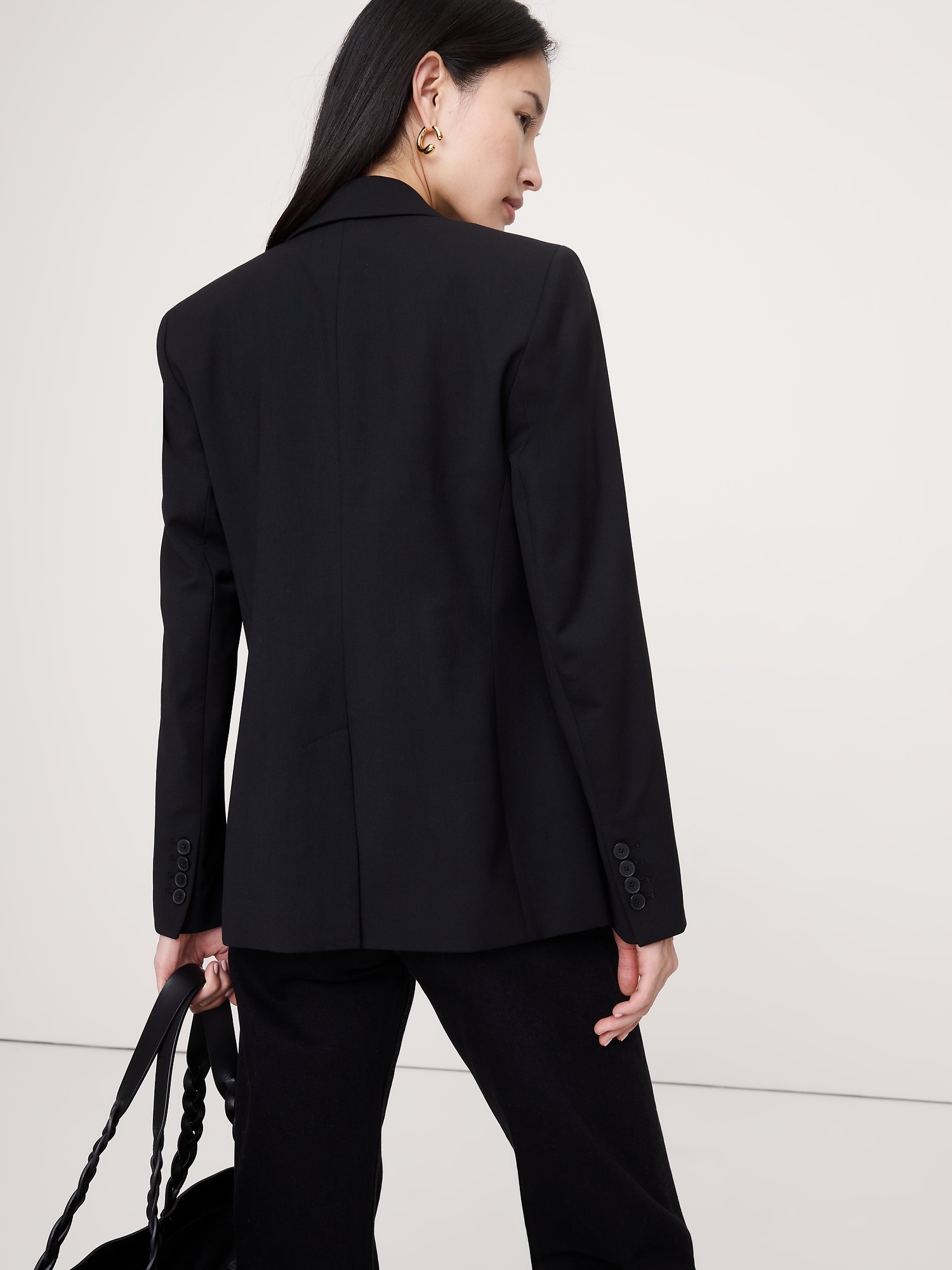 スリム イタリアン ウール ブレザー-2