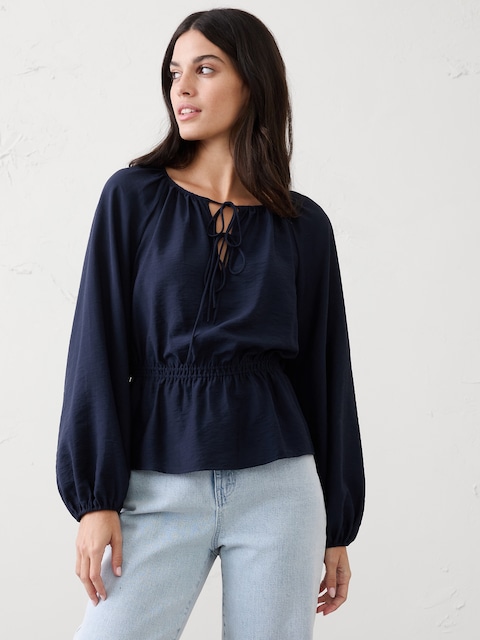 Tie-Front Top