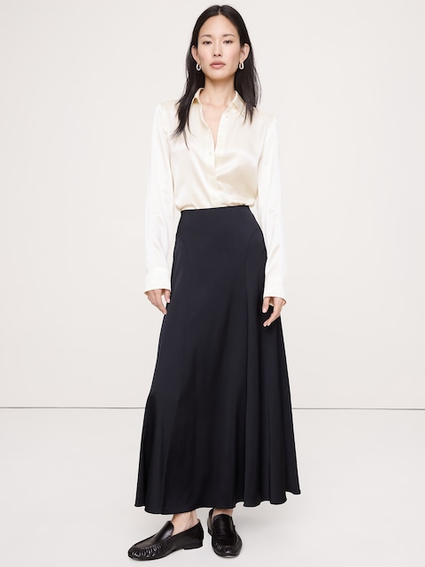LA CHEMISE DE TOUS LES JOURS EN SOIE - Blanc