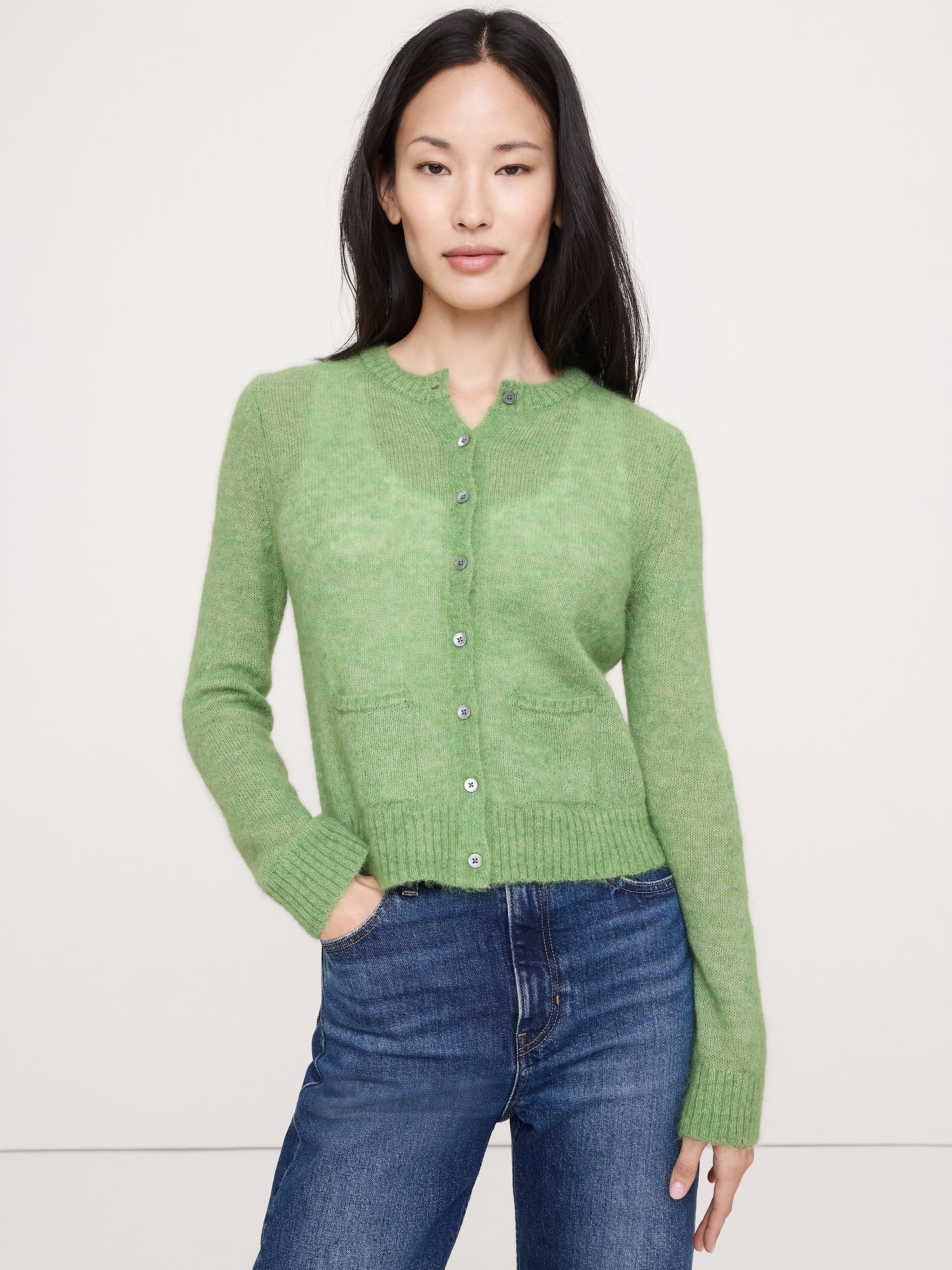 イタリアン アルパカブレンド カーディガン-0