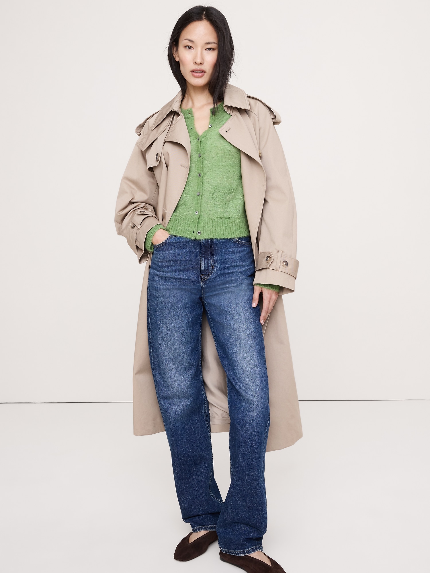 イタリアン アルパカブレンド カーディガン-2