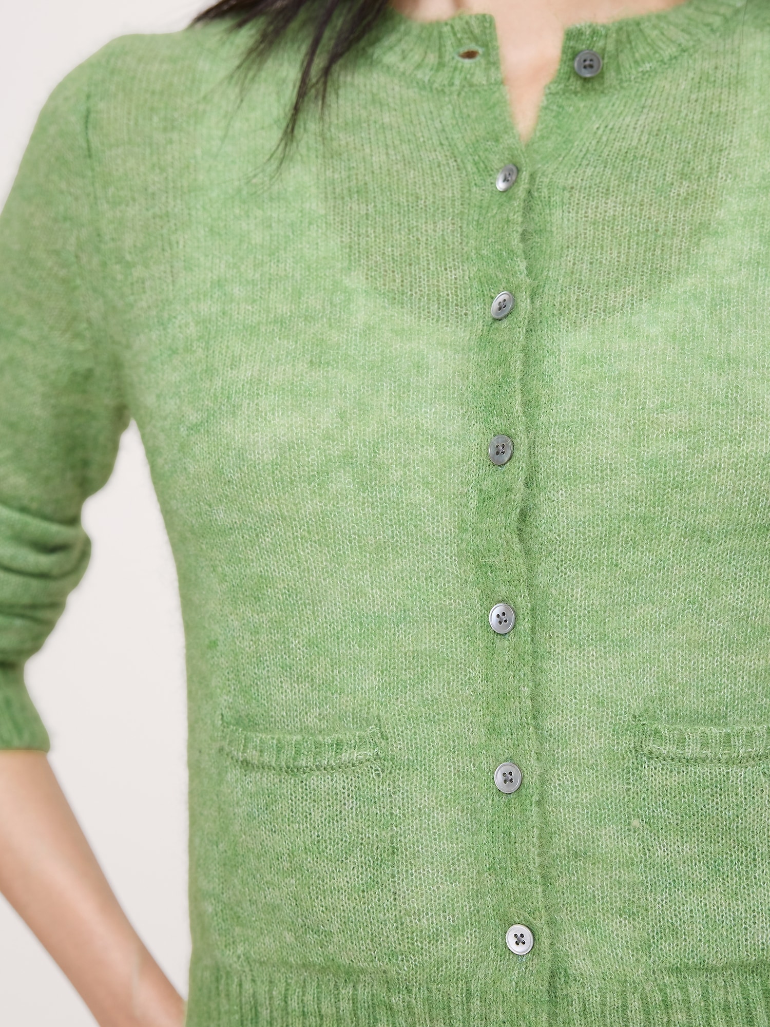 イタリアン アルパカブレンド カーディガン-4