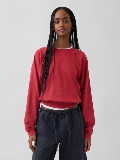 VintageSoft Terry Raglan Sweatshirt