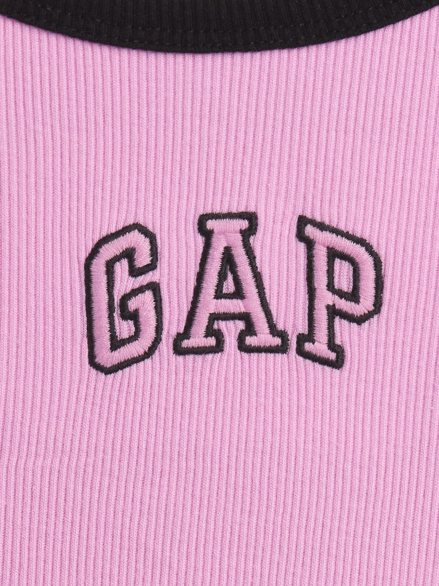 GAPロゴ リブ リンガーTシャツ (キッズ)-3