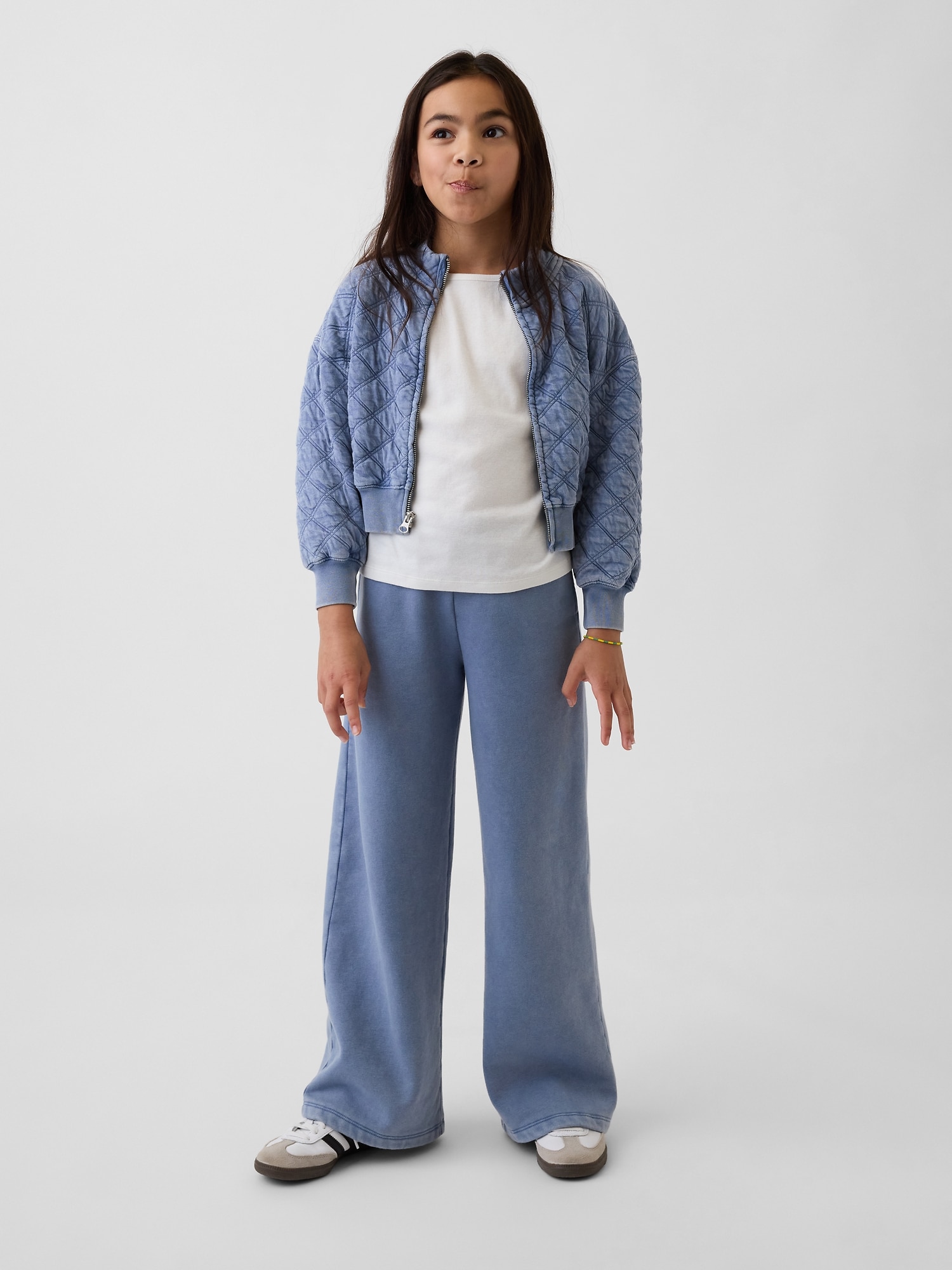 PANTALON BALLON EN COTON OUATÉ VINTAGEDOUX POUR ENFANT