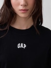 オーガニックコットン ヴィンテージソフト アスレチック GAPロゴ チュニックTシャツ-3