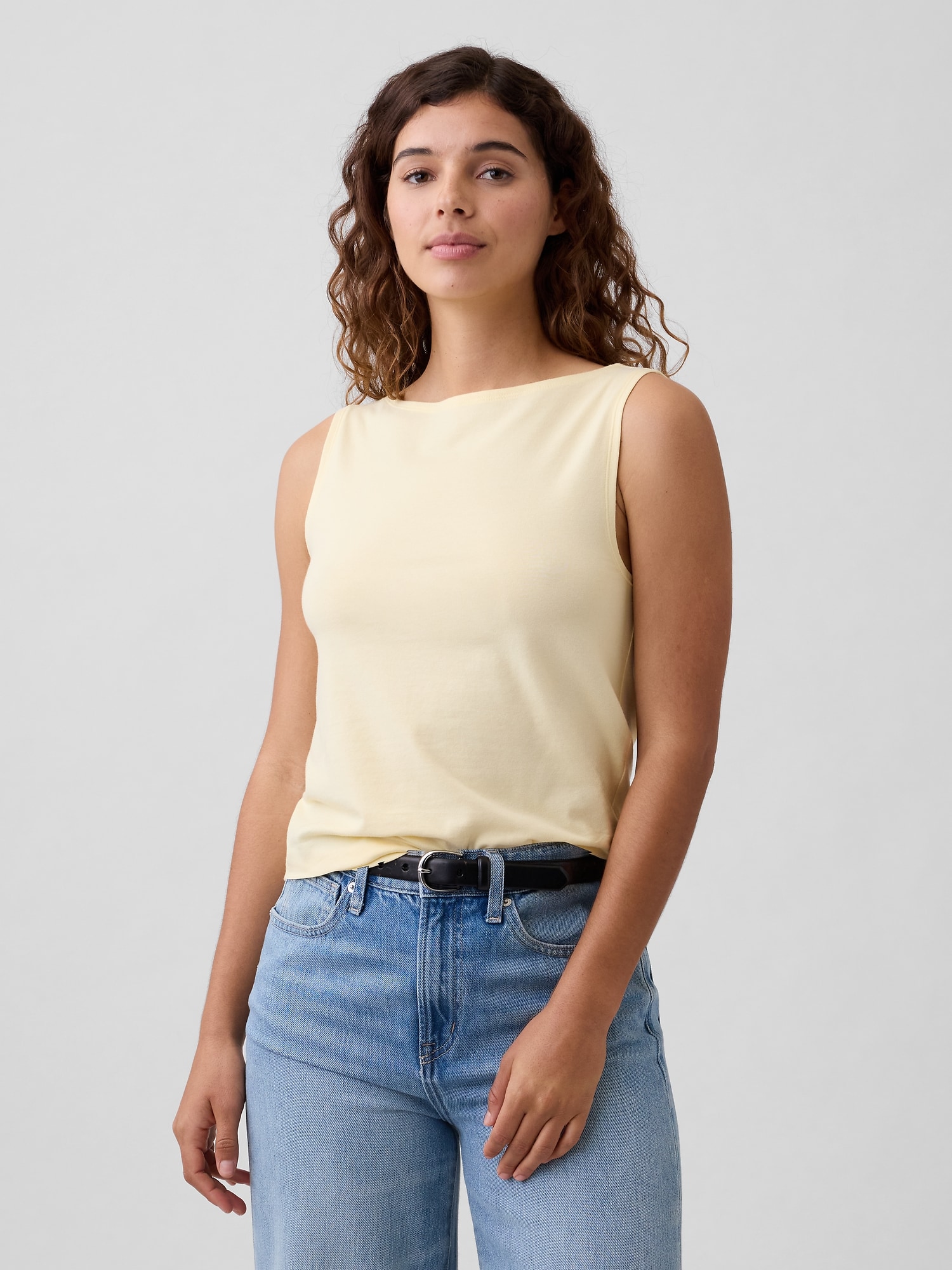 Boatneck Tank Top