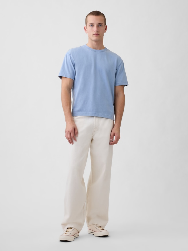 ヘビーウェイト クロップドTシャツ-1