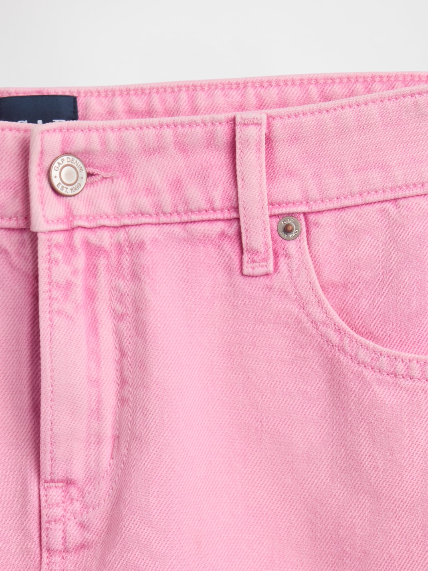 ウルトラソフトデニム ミニスカート-6