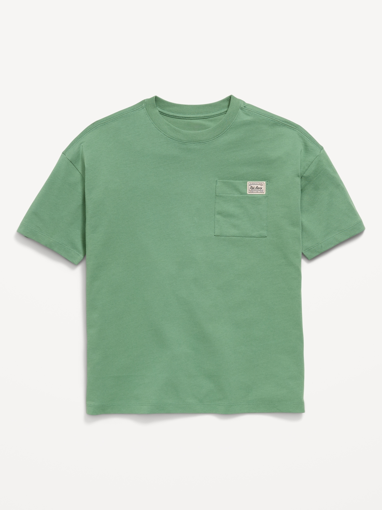 T-SHIRT SURDIMENSIONNÉ À POCHE À LOGO IMPRIMÉ POUR GARÇON