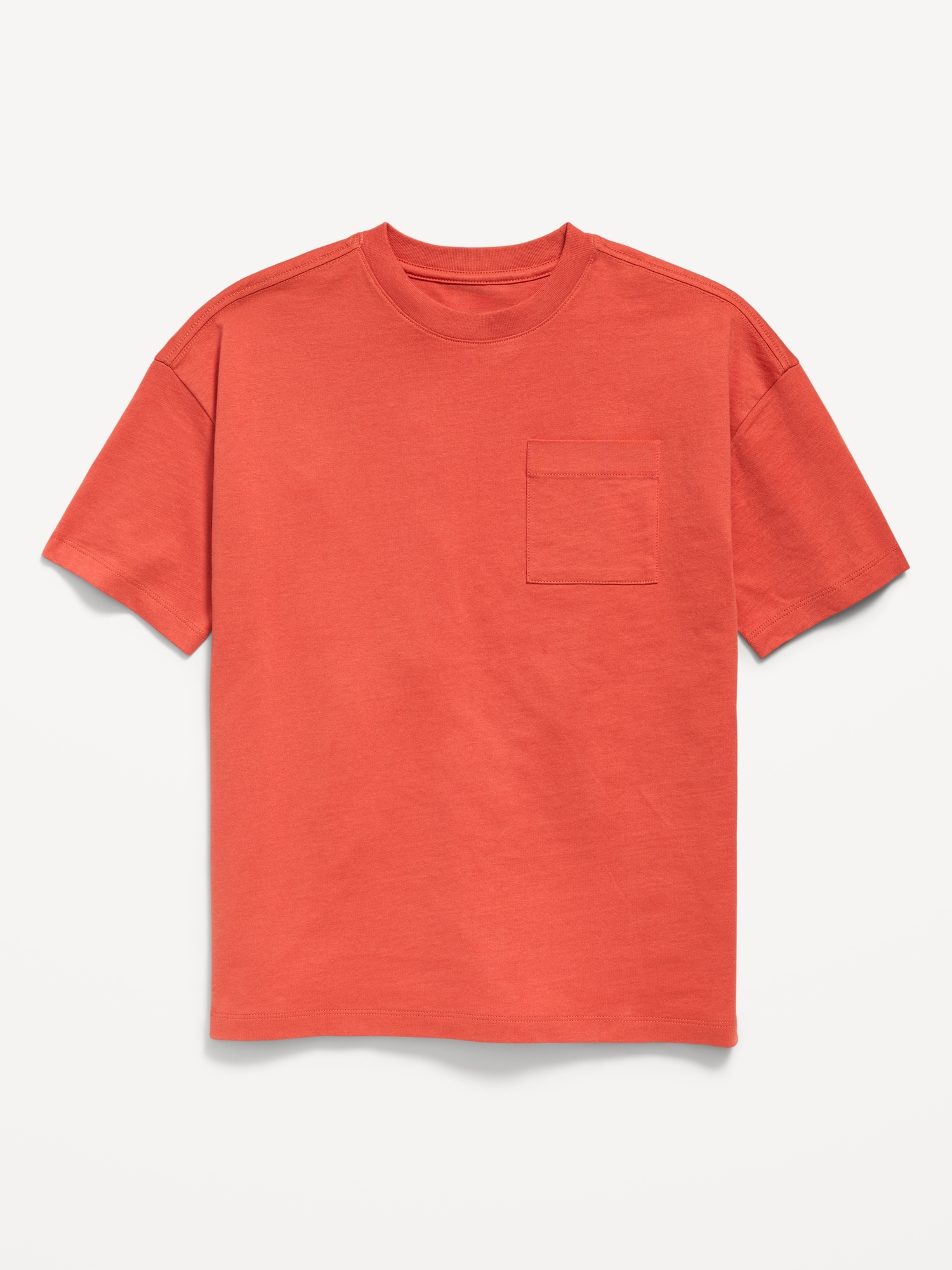 T-SHIRT SURDIMENSIONNÉ À POCHE À LOGO IMPRIMÉ POUR GARÇON