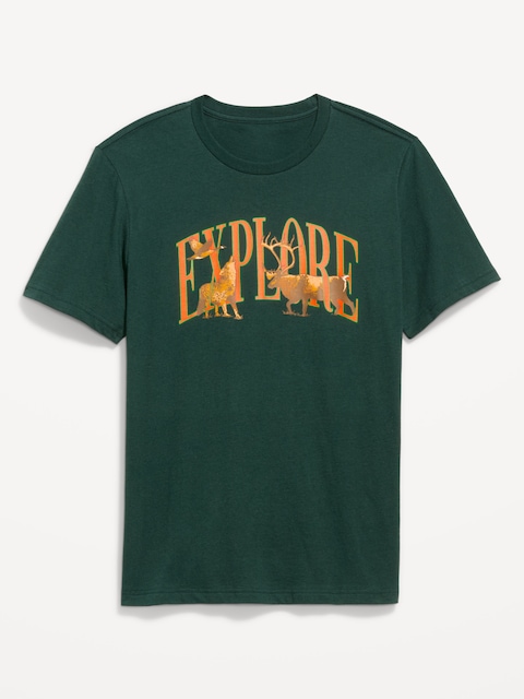 T-SHIRT RAS DU COU À IMPRIMÉ