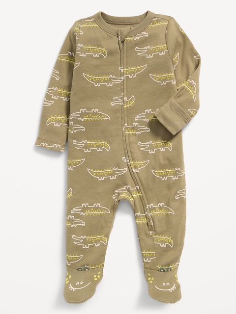 2-Way-Zip Sleep & Play Footed One-Piece for Baby