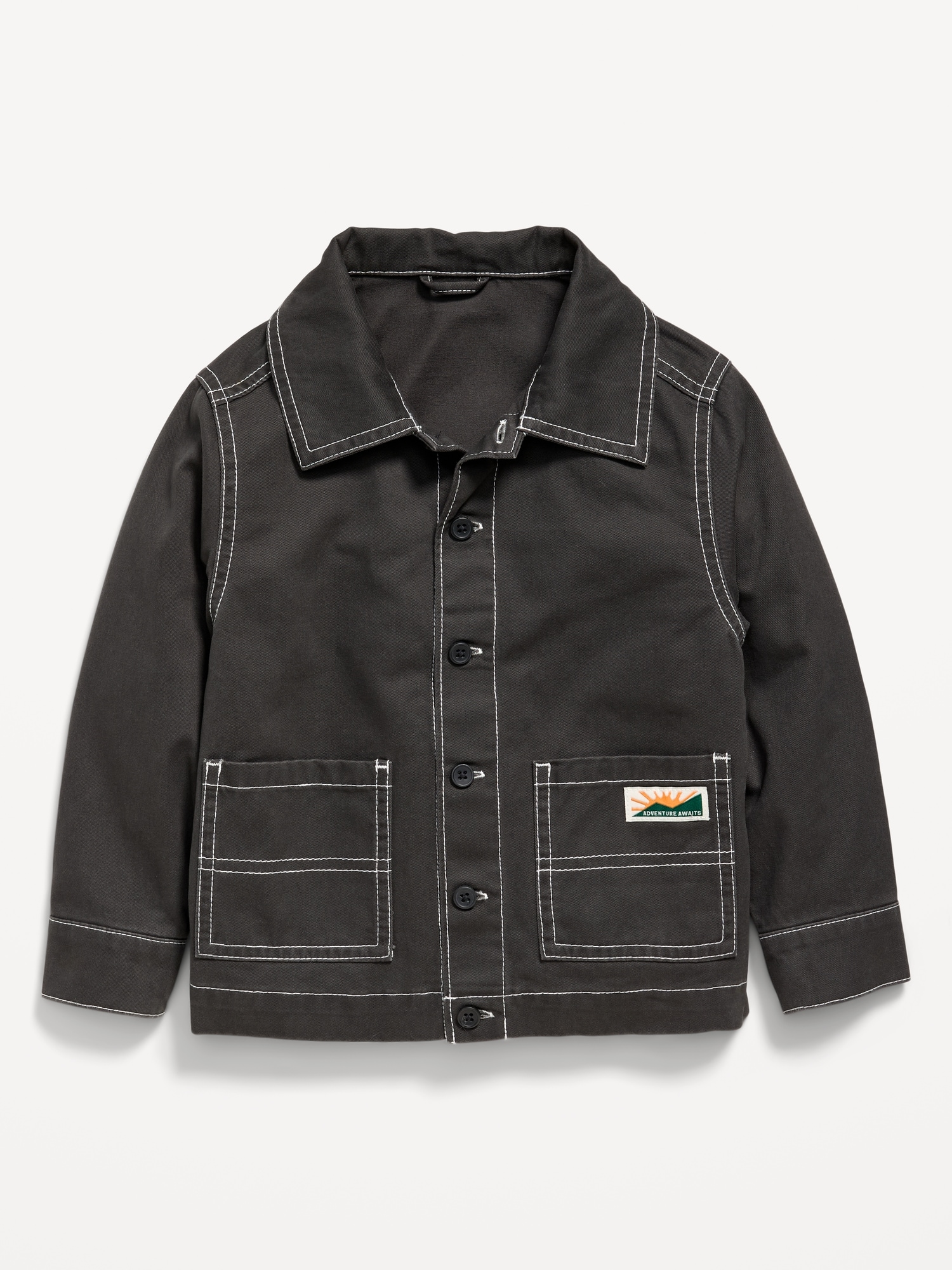 Washed Utility Jacket for Toddler Boys