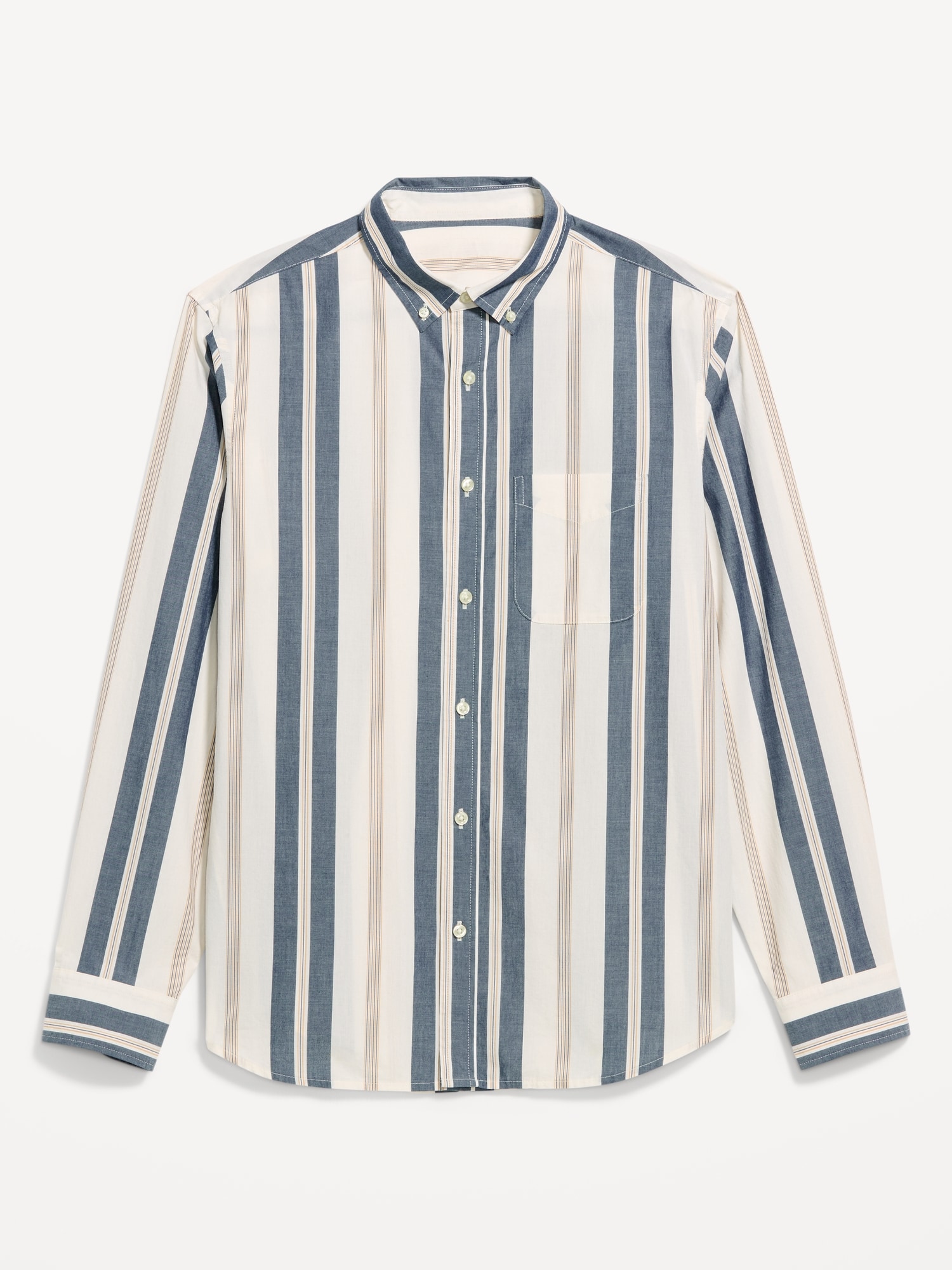 CHEMISE PASSE-PARTOUT COUPE CLASSIQUE EN POPELINE À RAYURES