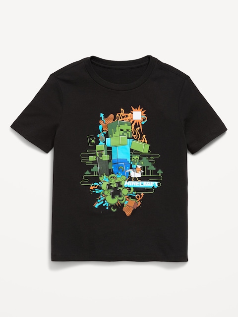 Minecraft™ Gender-Neutral Graphic T-Shirt for Kids