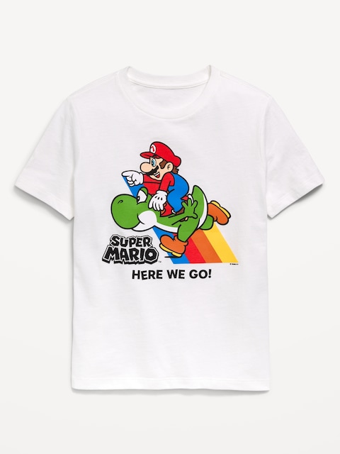 Super Mario™ Gender-Neutral Graphic T-Shirt for Kids