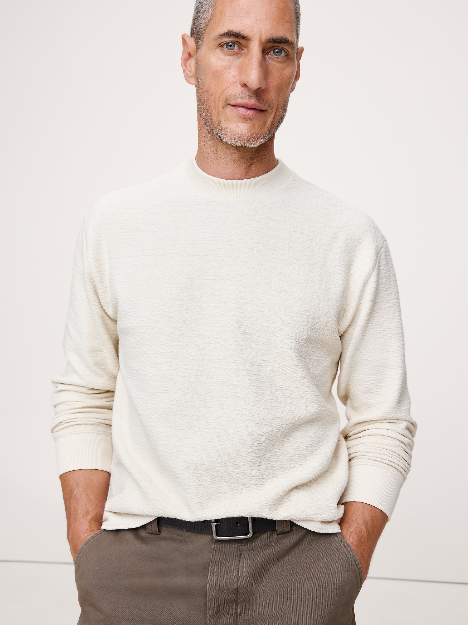 リラックス ジャージーコットン クルーネックTシャツ-0