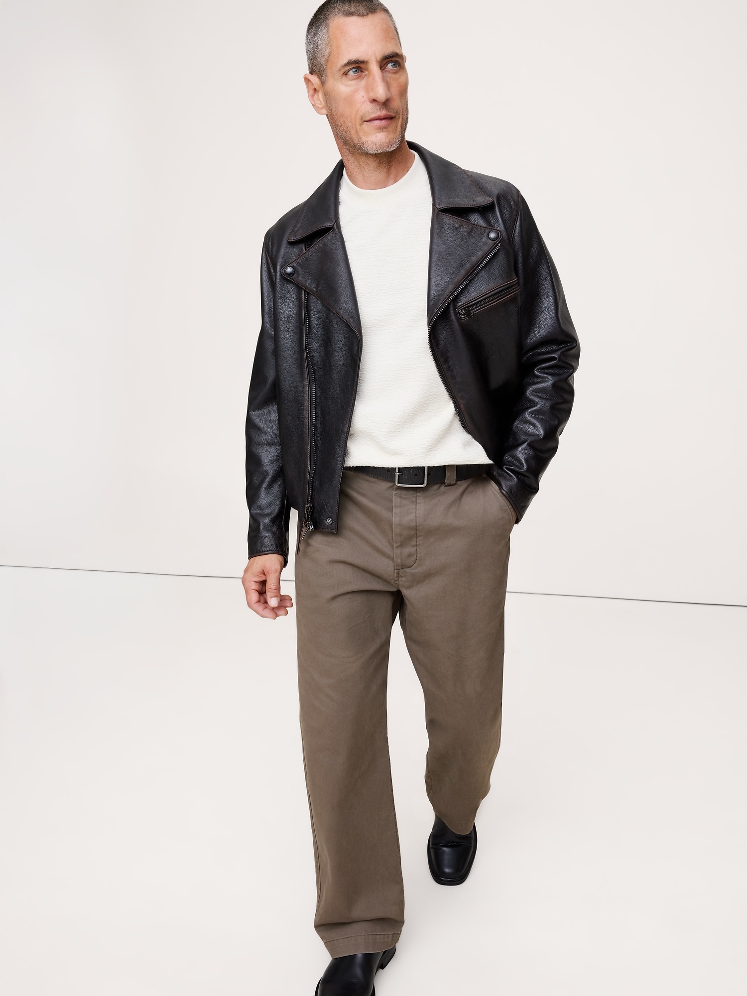 リラックス ジャージーコットン クルーネックTシャツ-1