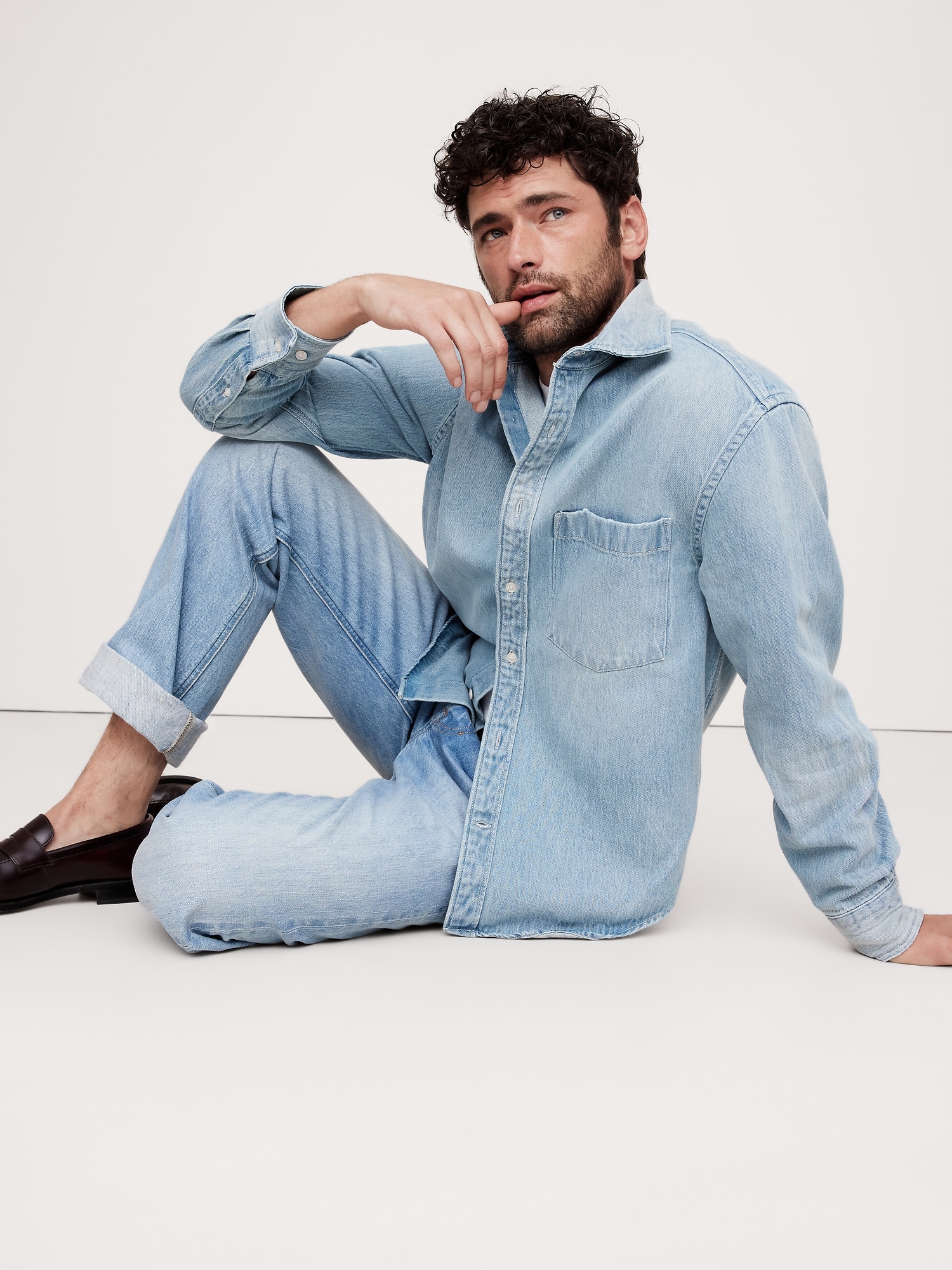 CHEMISE DÉCONTRACTÉE EN DENIM