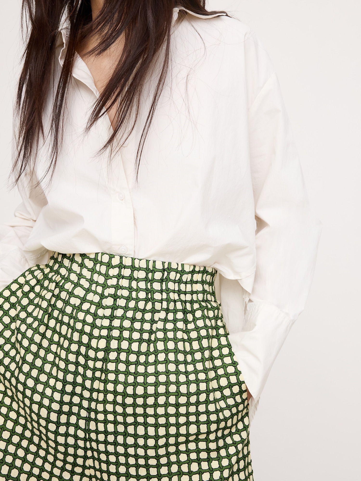 リネン キュロット-3