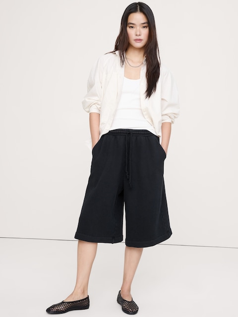 French Terry Bermuda Short