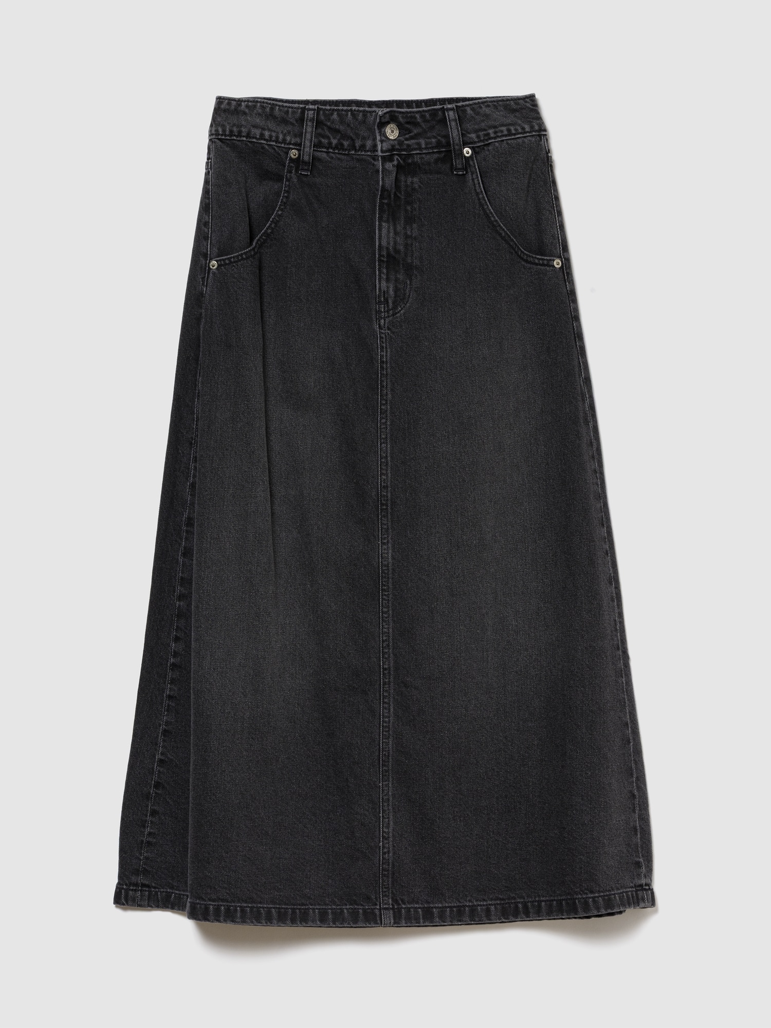 Gap公式オンラインストア | ウォッシュウェル ミディ丈デニムスカート
