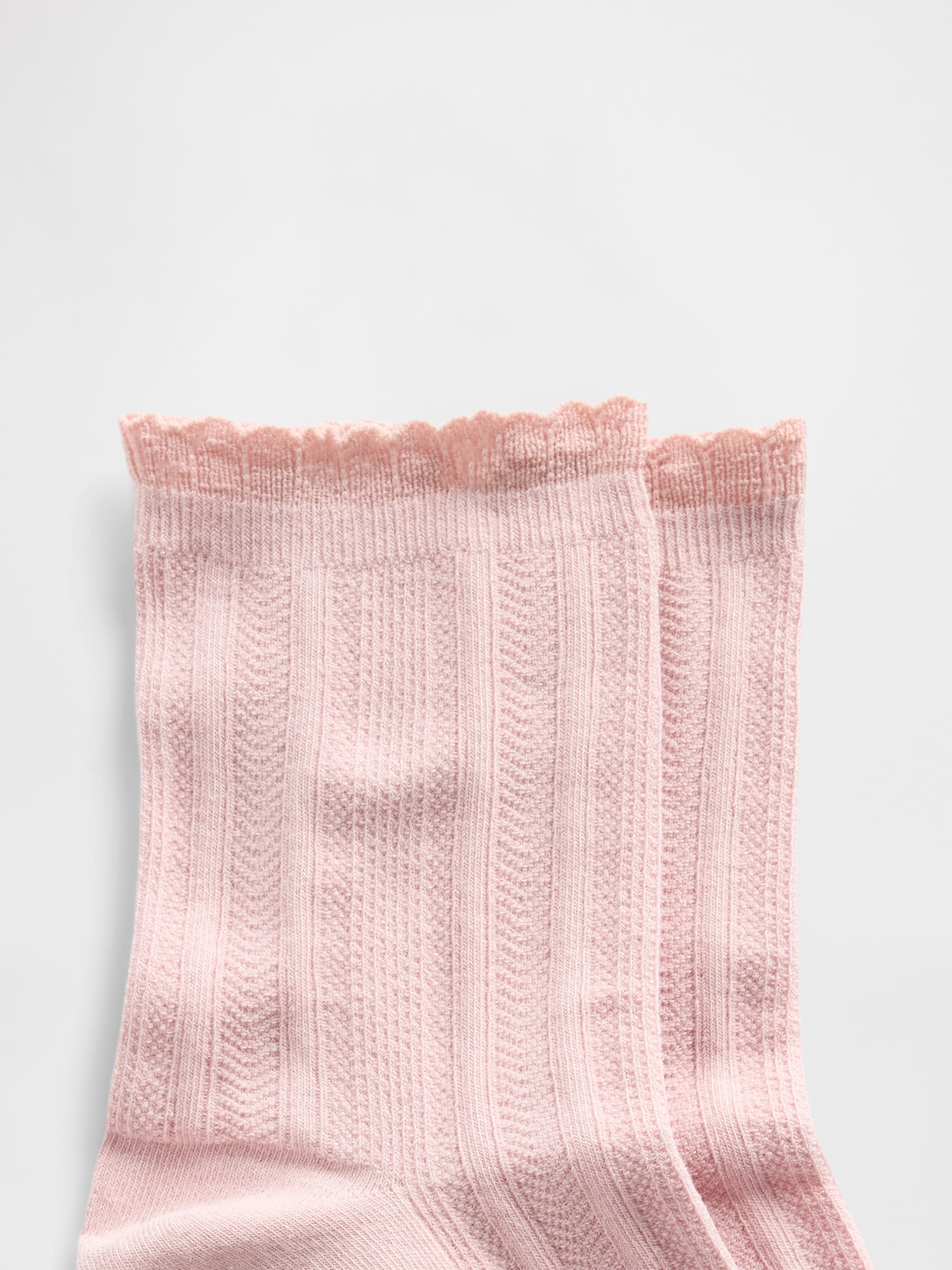 ポインテール ハーフ クルーソックス-1