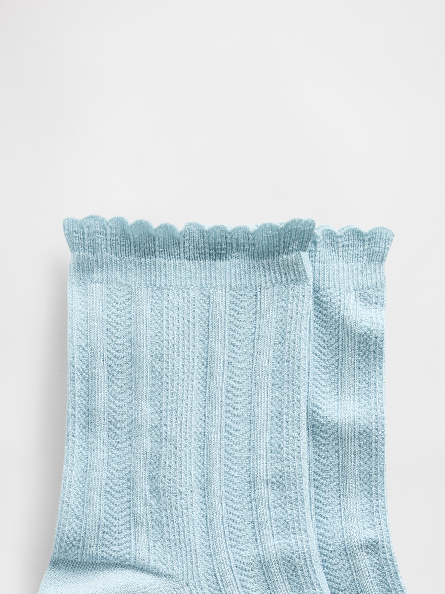 ポインテール ハーフ クルーソックス-1