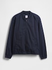 リラックスフィット ボンバージャケット-4