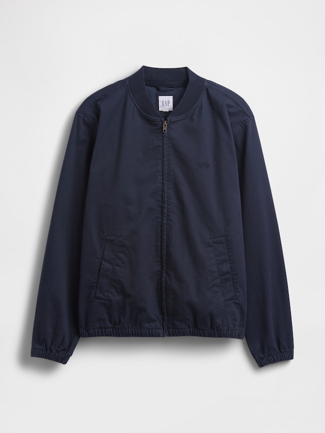 リラックスフィット ボンバージャケット-4