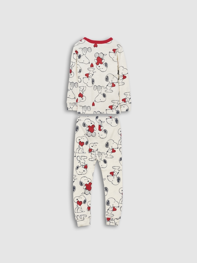 スヌーピー オーガニック ブラッシュドコットン パジャマセット (幼児・ベビー)-2
