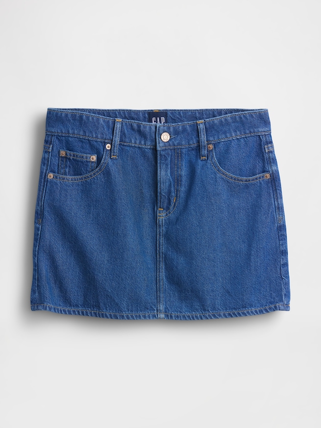 ウルトラソフトデニム ミニスカート-4