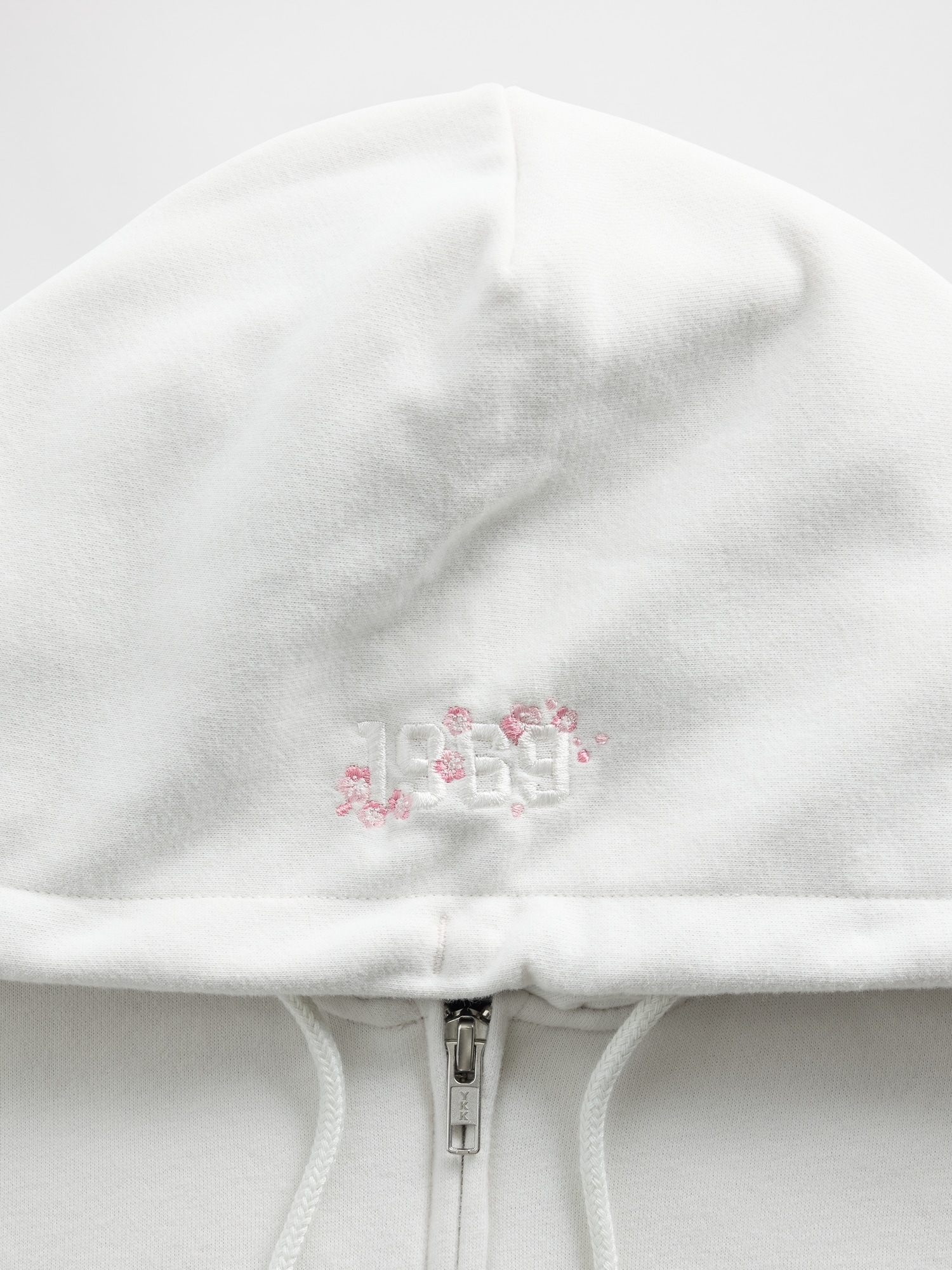 ヴィンテージソフト フレンチテリー SAKURA GAPロゴ ジップアップパーカー-3