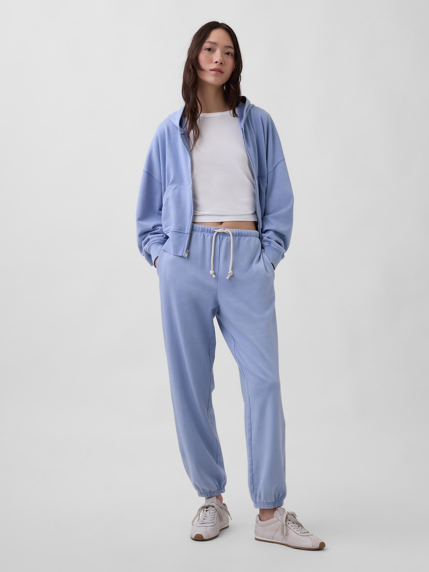 PANTALON DE JOGGING DÉCONTRACTÉ EN JERSEY BOUCLETTE VINTAGEDOUX