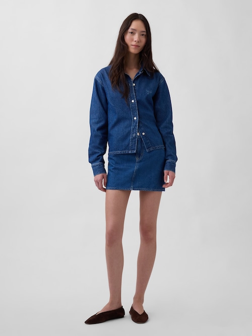 ウルトラソフトデニム ミニスカート