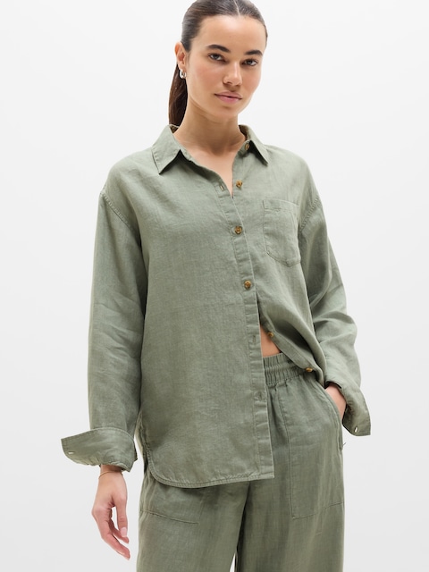 Retreat Linen Top