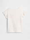 babyGap ラッフルフリル 3DグラフィックTシャツ-1