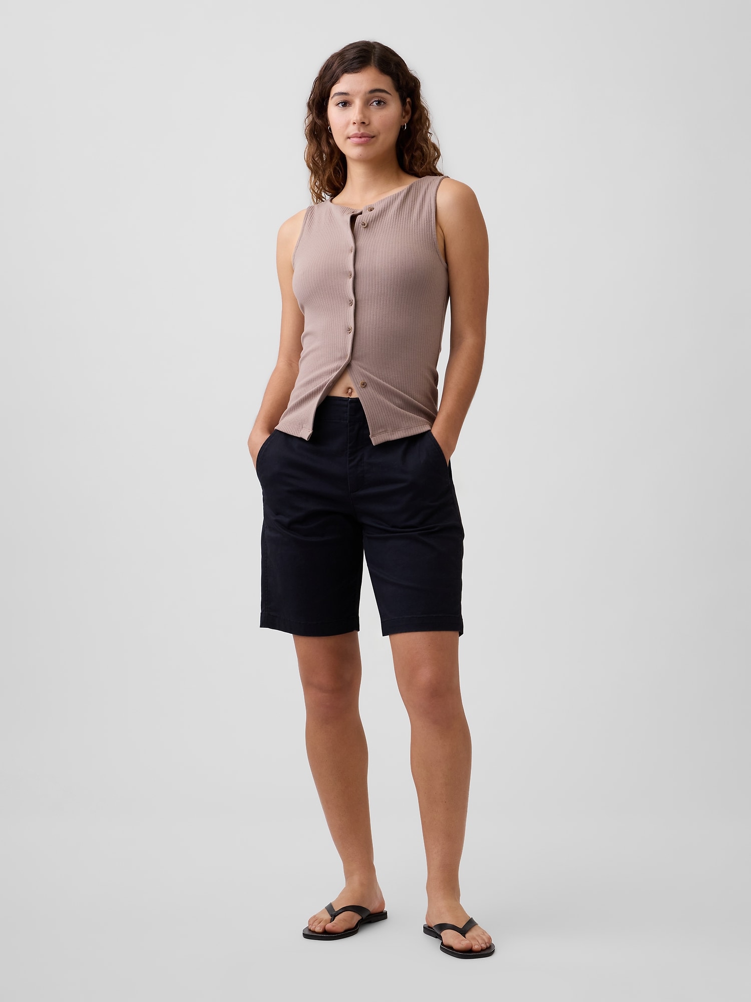 9" Downtown Bermuda Shorts