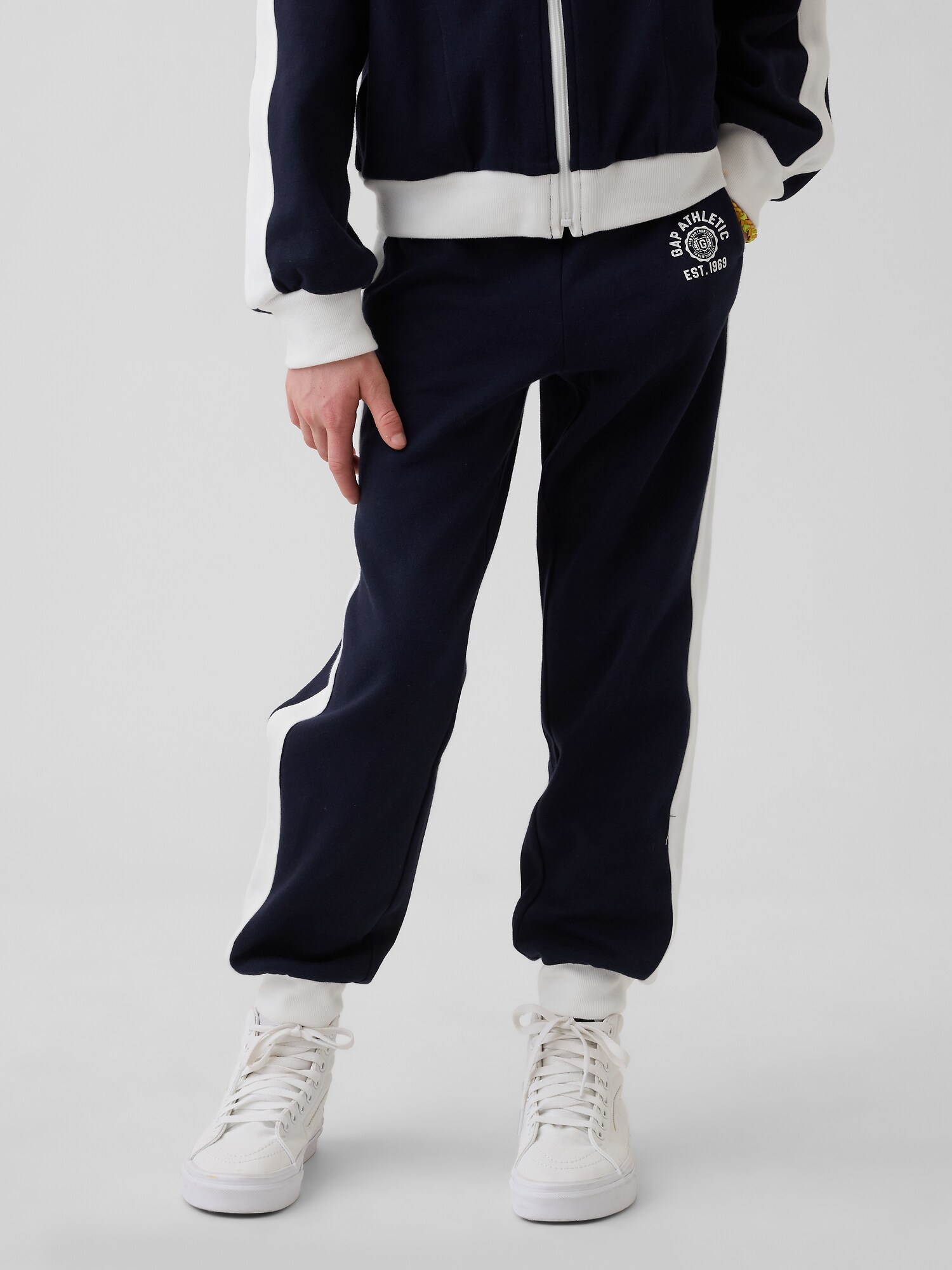 Athleticロゴ トラックジョガーパンツ (キッズ)-2