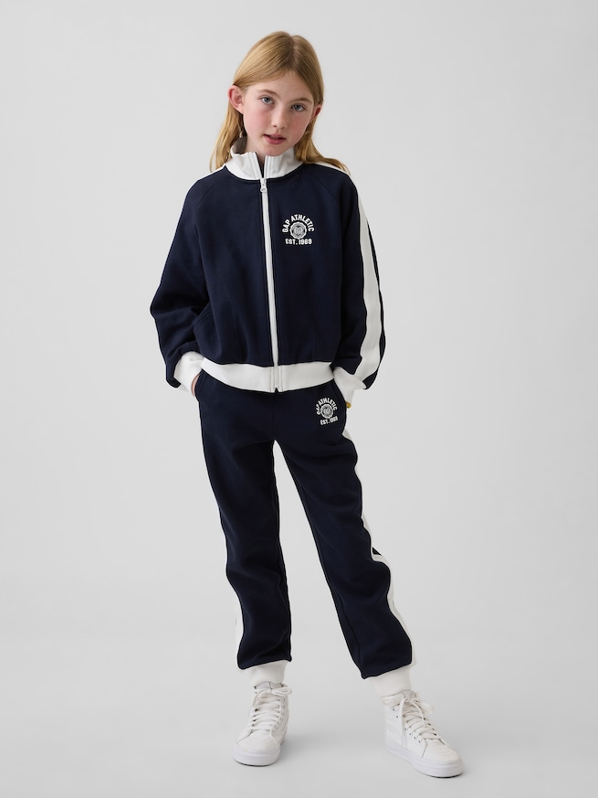 GapFit テック Athleticロゴ ジョガーパンツ (キッズ)-0