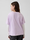 GapKids &times; ディズニー オーバーサイズ フリッピー変身スパンコール グラフィックTシャツ-2