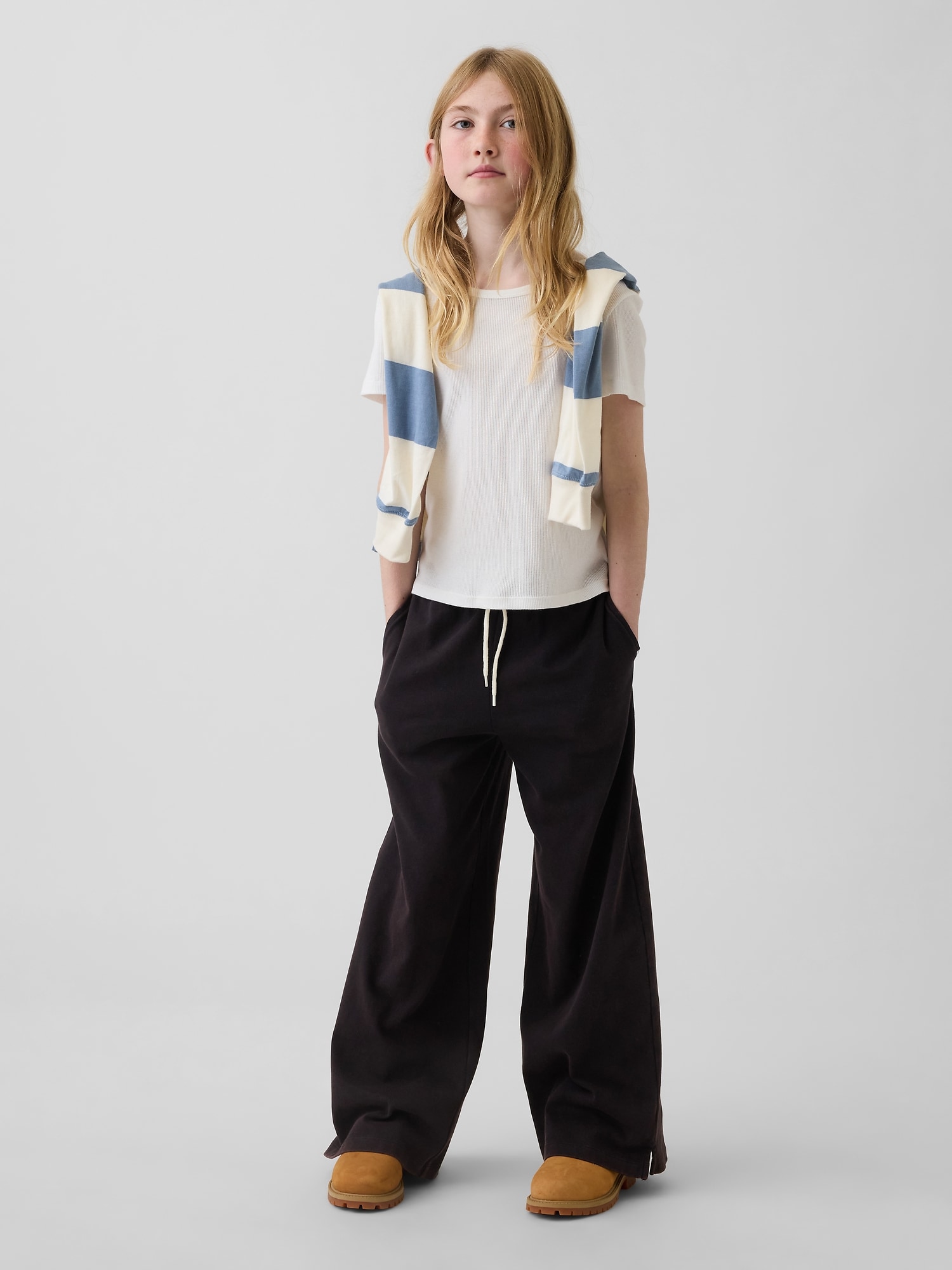 Kids Relaxed Wide-Leg Pants
