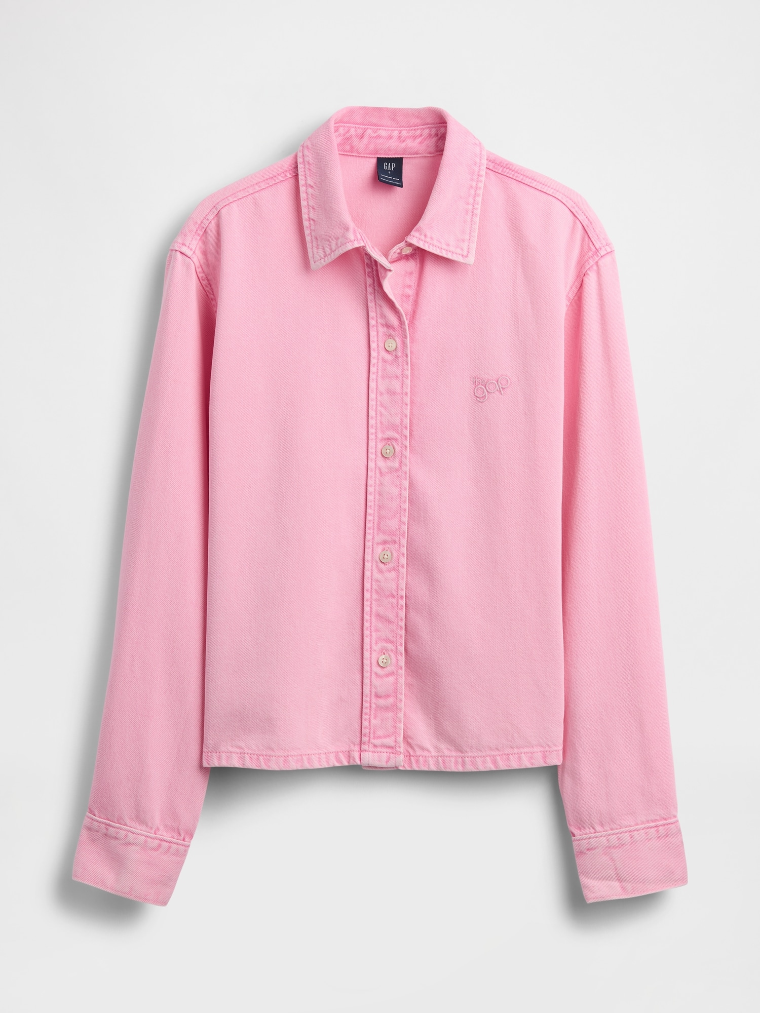 ウルトラソフトデニム GAPロゴシャツ-4