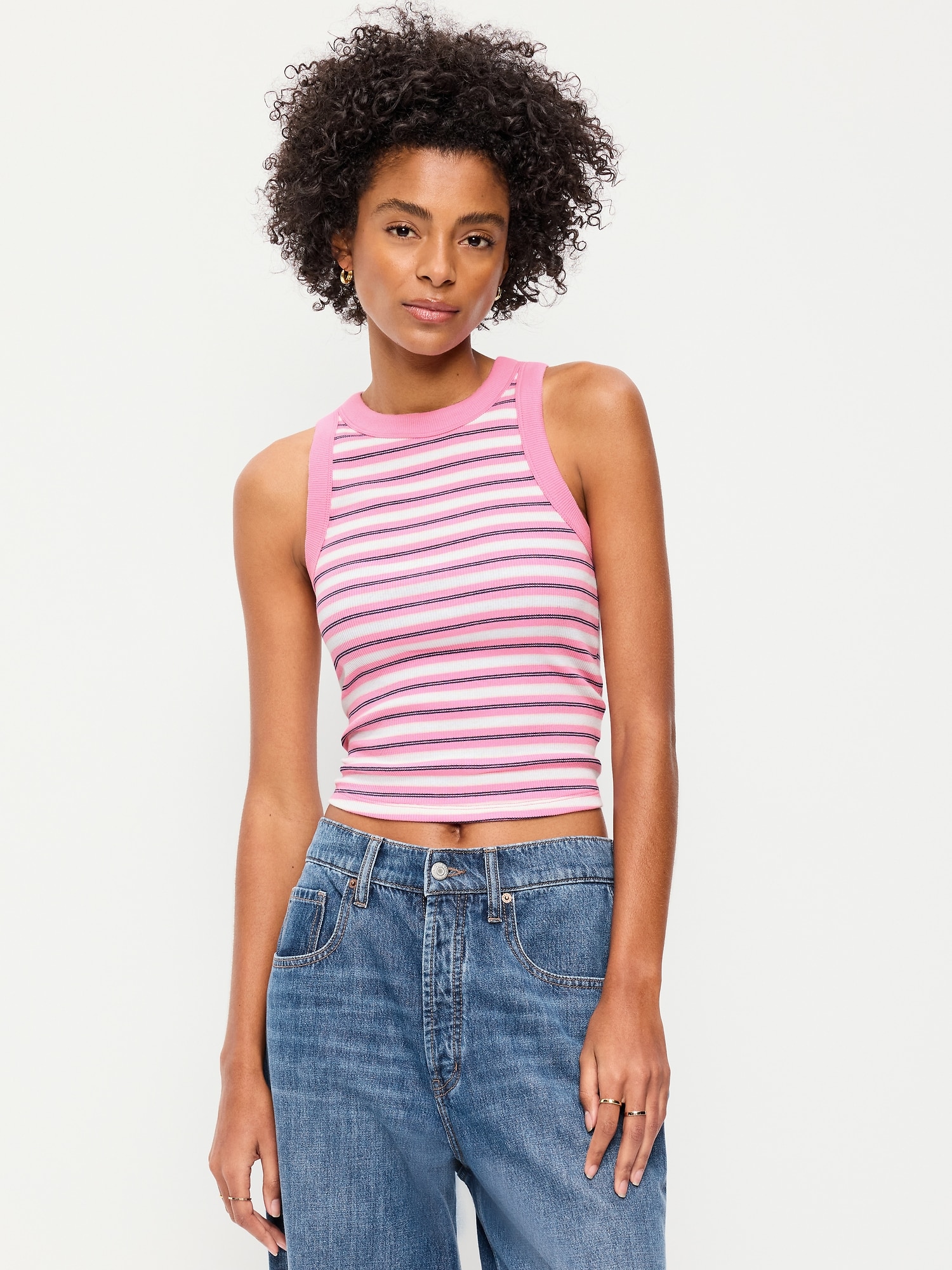 CAMISOLE MOULANTE À BORDS CONTRASTANTS