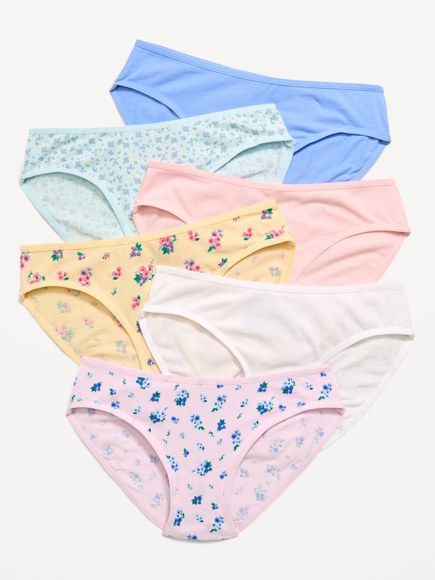 CULOTTE BIKINI POUR FILLE (PAQUET DE 6)