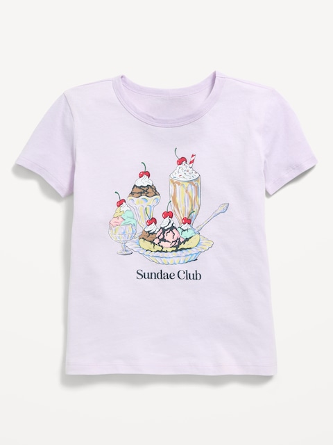 T-SHIRT À MANCHES COURTES À IMPRIMÉ POUR FILLE